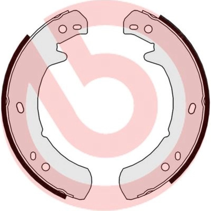 Brembo S 44 507 Bremsbackensatz, Feststellbremse ESSENTIAL LINE Brembo S 44 507 Bremsbackensatz, Feststellbremse ESSENTIAL LINE