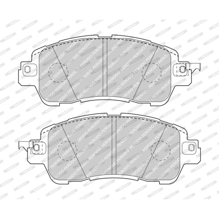 Ferodo FDB5015 Bremsbelagsatz, Scheibenbremse PREMIER ECO FRICTION Ferodo FDB5015 Bremsbelagsatz, Scheibenbremse PREMIER ECO FRICTION