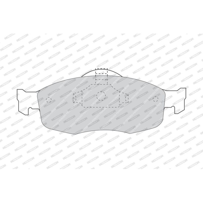 Ferodo FDB884 Bremsbelagsatz, Scheibenbremse PREMIER ECO FRICTION Ferodo FDB884 Bremsbelagsatz, Scheibenbremse PREMIER ECO FRICTION