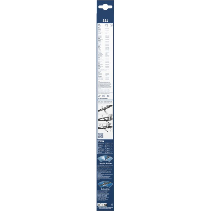 BOSCH 342 Scheibenwischer Twin 3 397 118 402 BOSCH 342 Scheibenwischer Twin 3 397 118 402