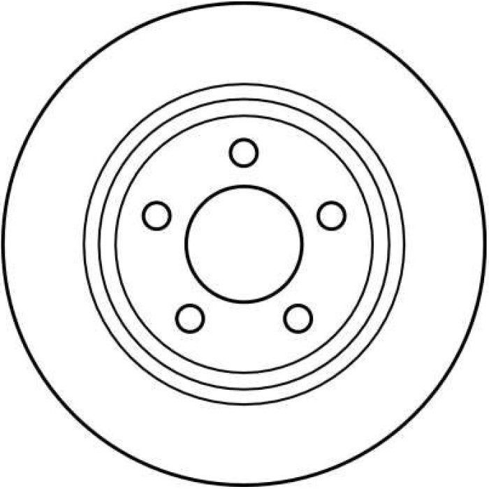 TRW DF4207 Bremsscheibe