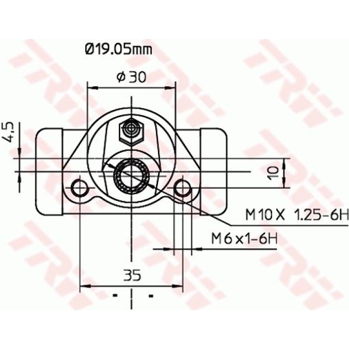 TRW BWD103 Radbremszylinder