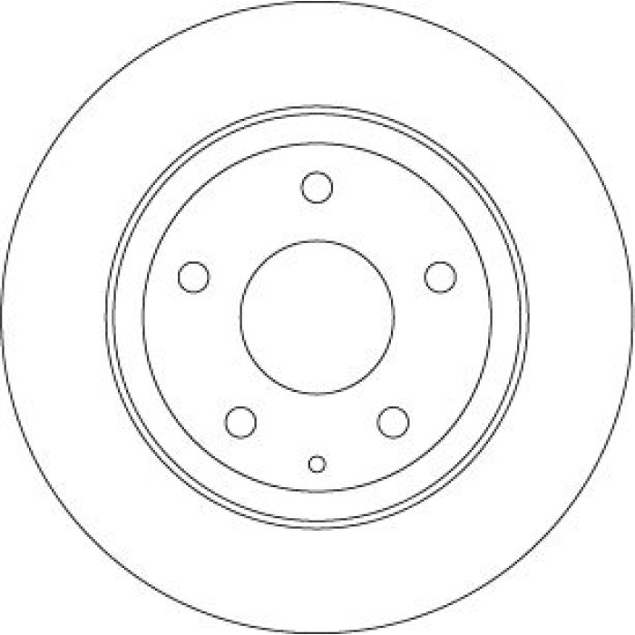 TRW DF8115 Bremsscheibe