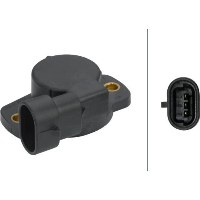 Hella 6PX 008 476-461 Sensor, Drosselklappenstellung Hella 6PX 008 476-461 Sensor, Drosselklappenstellung