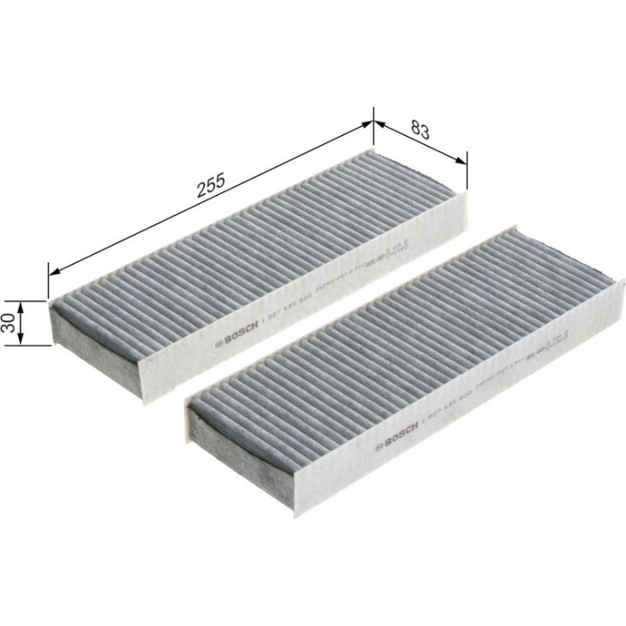 BOSCH 1 987 435 608 Filter, Innenraumluft BOSCH 1 987 435 608 Filter, Innenraumluft