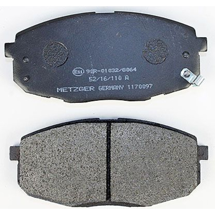 Metzger 1170097 Bremsbelagsatz, Scheibenbremse