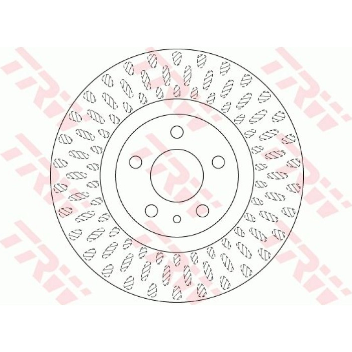 TRW DF6522 Bremsscheibe