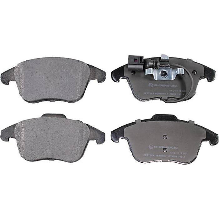 Metzger 1170289 Bremsbelagsatz, Scheibenbremse Metzger 1170289 Bremsbelagsatz, Scheibenbremse