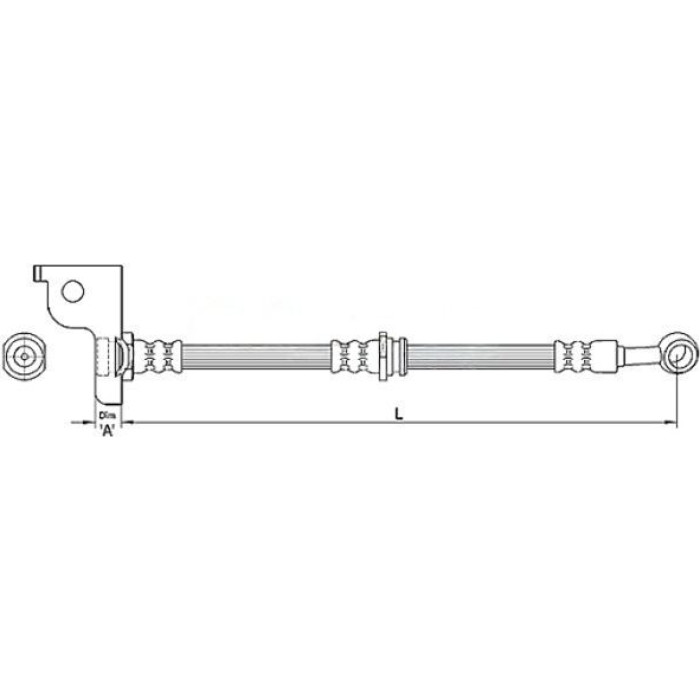 Metzger 4110139 Bremsschlauch