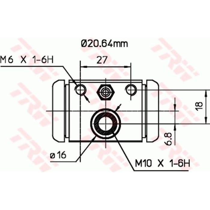 TRW BWF307 Radbremszylinder TRW BWF307 Radbremszylinder