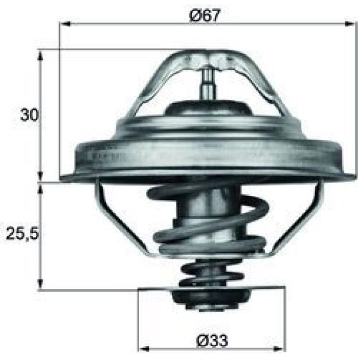 Thermostat, Kühlmittel TX 28 92D Thermostat, Kühlmittel TX 28 92D
