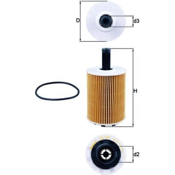 Knecht OX 188D Ölfilter Knecht OX 188D Ölfilter