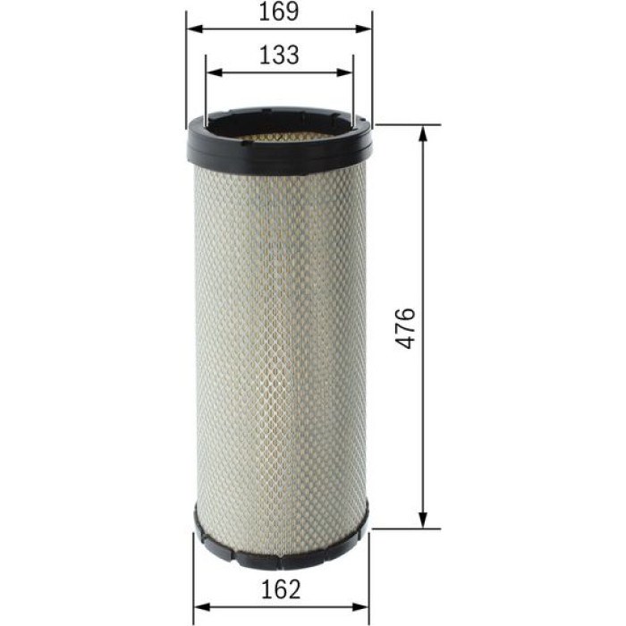 BOSCH F 026 400 774 Sekundärluftfilter