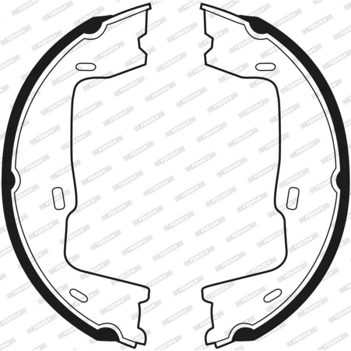 Ferodo FSB227 Bremsbackensatz, Feststellbremse PREMIER Ferodo FSB227 Bremsbackensatz, Feststellbremse PREMIER