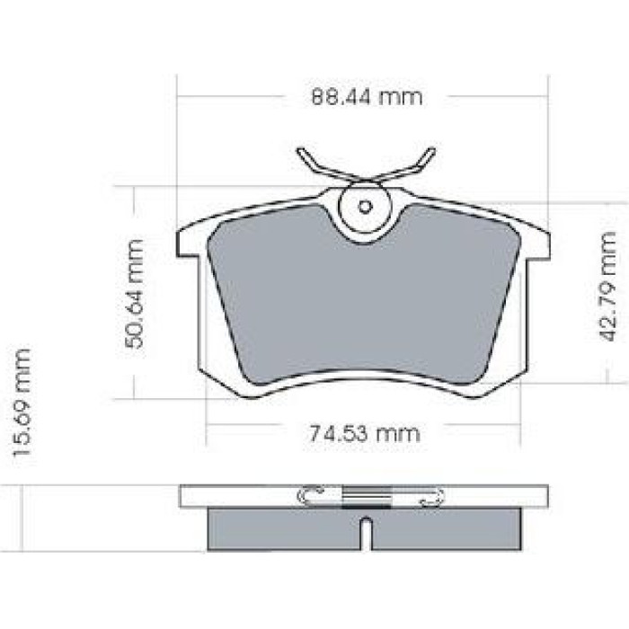 Metzger 1170022 Bremsbelagsatz, Scheibenbremse Metzger 1170022 Bremsbelagsatz, Scheibenbremse