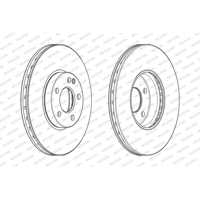 Ferodo DDF2334C-1 Bremsscheibe PREMIER Ferodo DDF2334C-1 Bremsscheibe PREMIER