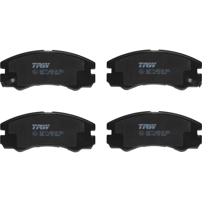 TRW GDB1186 Bremsbelagsatz, Scheibenbremse TRW GDB1186 Bremsbelagsatz, Scheibenbremse