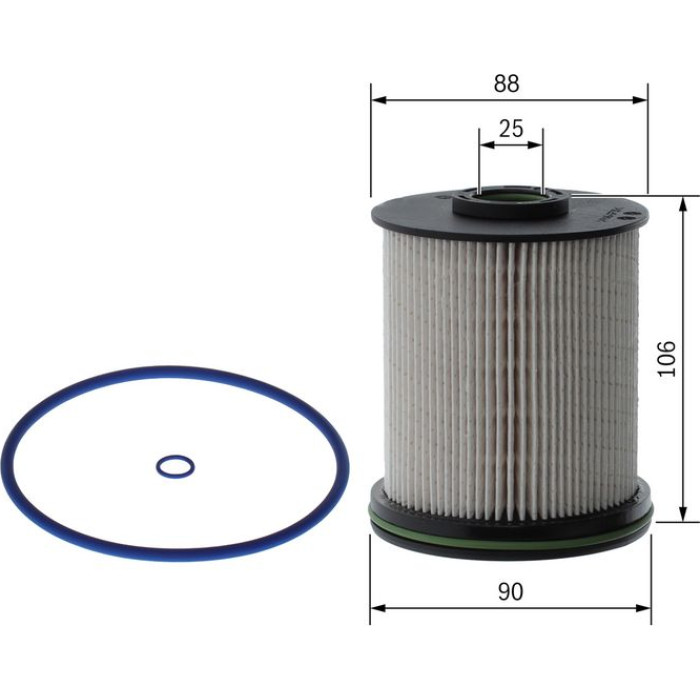 BOSCH F 026 402 795 Kraftstofffilter