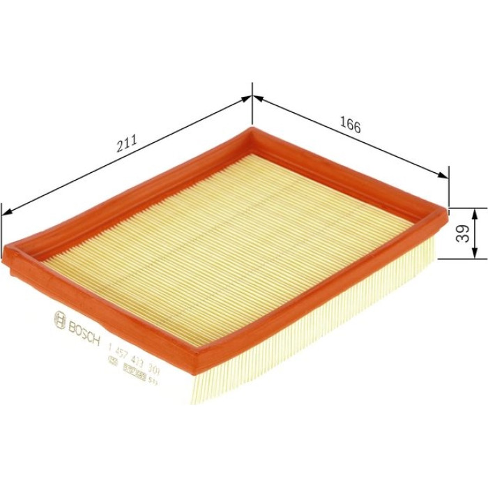 BOSCH 1 457 433 309 Luftfilter BOSCH 1 457 433 309 Luftfilter