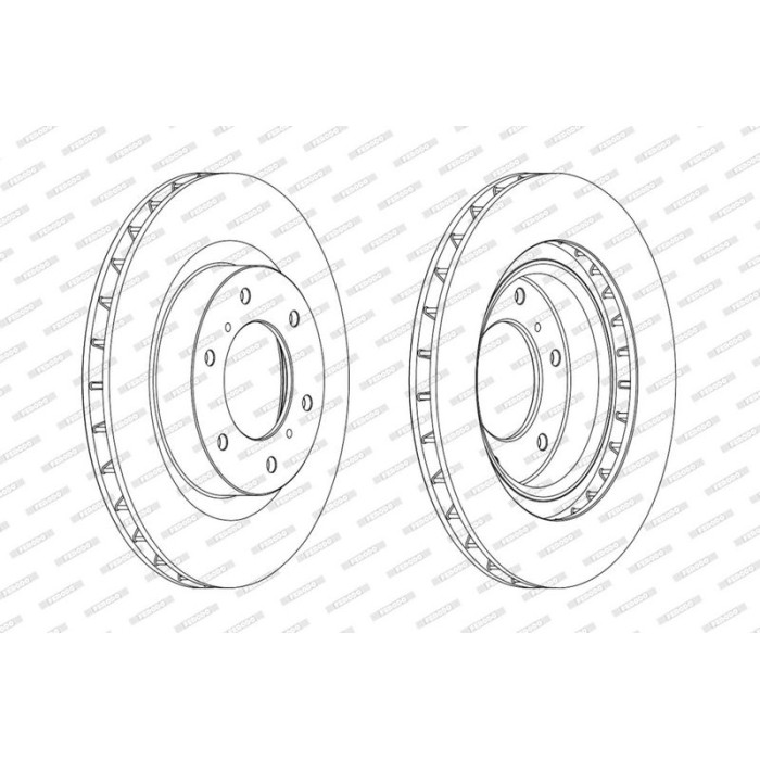 Ferodo DDF175C Bremsscheibe PREMIER Coat+ disc