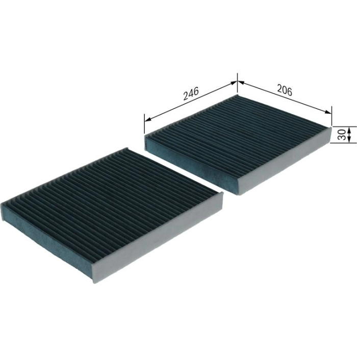 BOSCH 0 986 628 558 Innenraumfilter