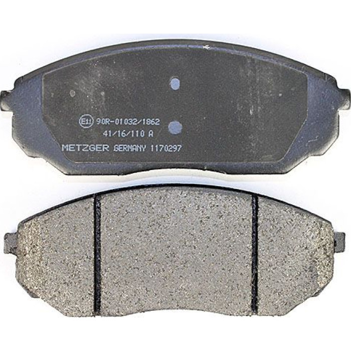 Metzger 1170297 Bremsbelagsatz, Scheibenbremse