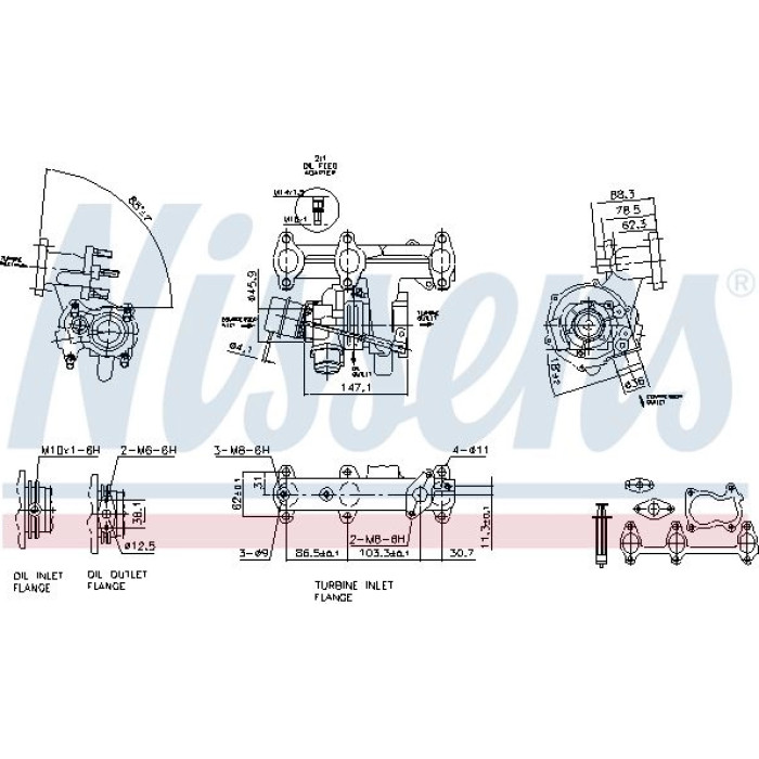 Nissens Turbolader 93095 Nissens Turbolader 93095