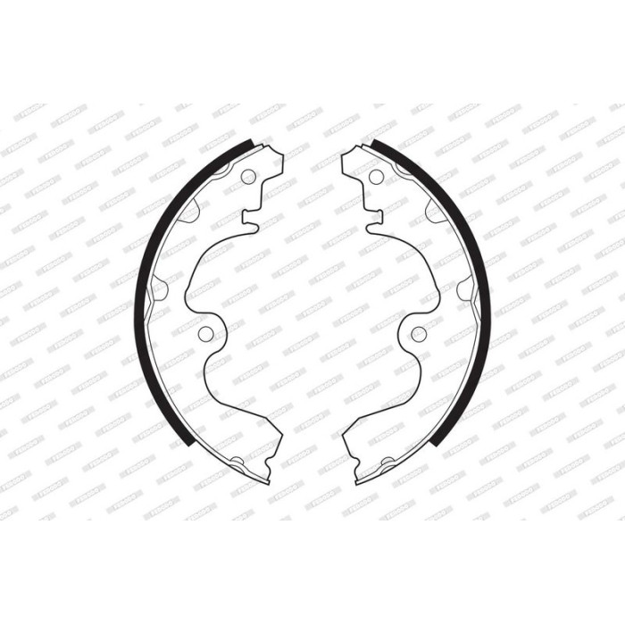 Ferodo FSB497 Bremsbackensatz PREMIER Ferodo FSB497 Bremsbackensatz PREMIER