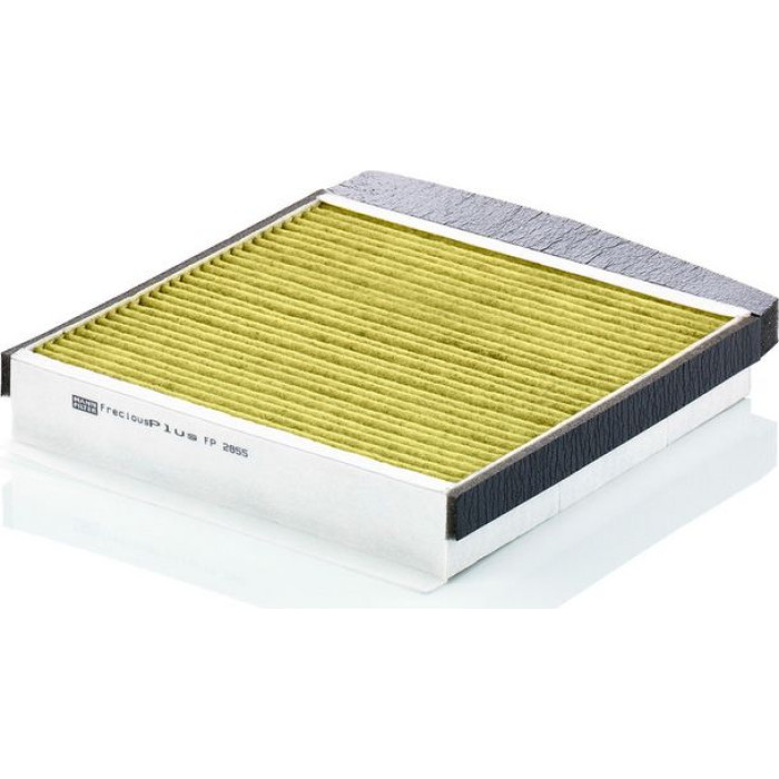 MANN-FILTER FP 2855 Innenraumfilter FreciousPlus Aktivkohlefilter mit Polyphenol, antibakteriell, Feinstaubfilter (PM 2.5) MANN-FILTER FP 2855 Innenraumfilter FreciousPlus Aktivkohlefilter mit Polyphenol, antibakteriell, Feinstaubfilter (PM 2.5)