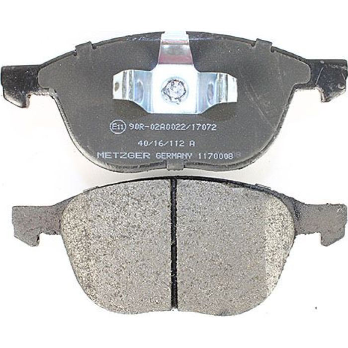 Metzger 1170008 Bremsbelagsatz, Scheibenbremse