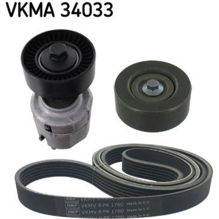 SKF VKMA 34033 Keilrippenriemensatz