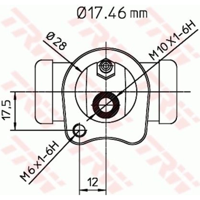 TRW BWA137 Radbremszylinder TRW BWA137 Radbremszylinder