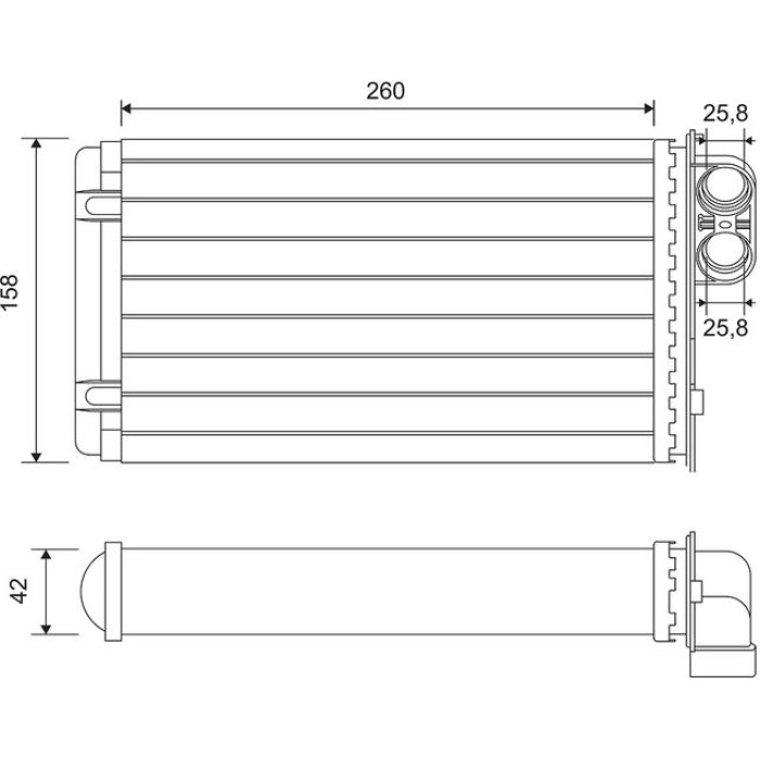 Valeo 812048 Wärmetauscher, Innenraumheizung Valeo 812048 Wärmetauscher, Innenraumheizung