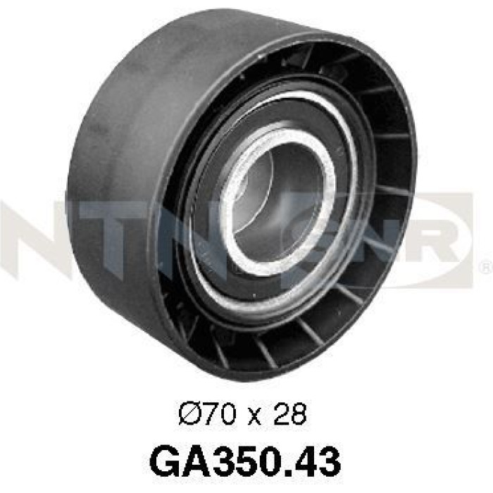 NTN-SNR GA350.43 Umlenkrolle/Führungsrolle, Keilrippenriemen NTN-SNR GA350.43 Umlenkrolle/Führungsrolle, Keilrippenriemen