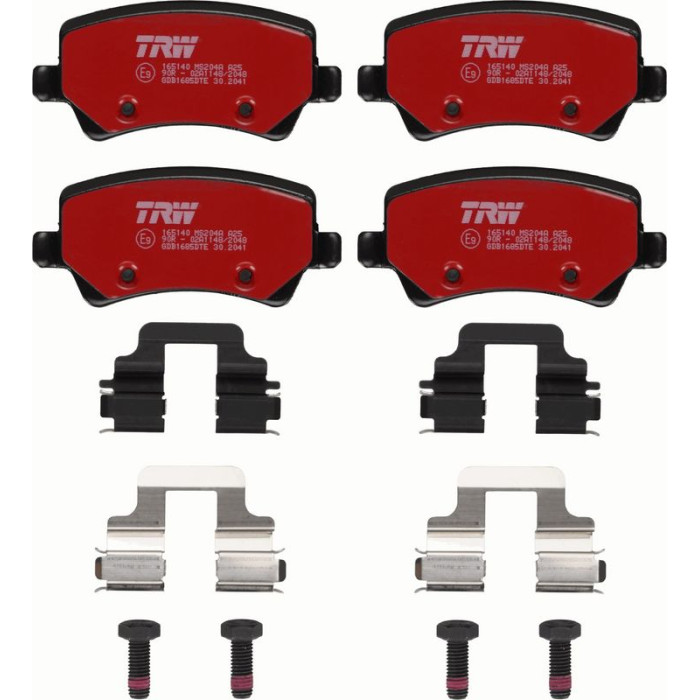 TRW GDB1685DTE Bremsbelagsatz, Scheibenbremse DTEC COTEC TRW GDB1685DTE Bremsbelagsatz, Scheibenbremse DTEC COTEC