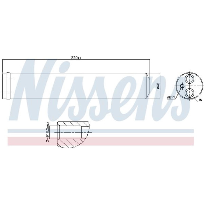 Nissens 95241 Trockner, Klimaanlage