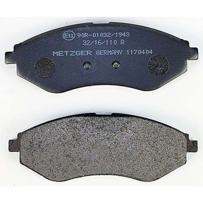 Metzger 1170404 Bremsbelagsatz, Scheibenbremse Metzger 1170404 Bremsbelagsatz, Scheibenbremse