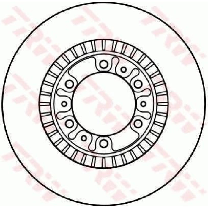 TRW DF4077 Bremsscheibe