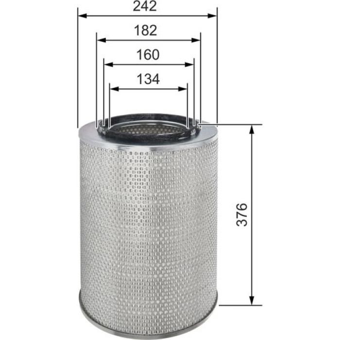 BOSCH 0 986 626 754 Luftfilter BOSCH 0 986 626 754 Luftfilter