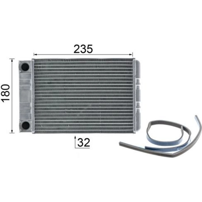 Mahle AH 77 000P Wärmetauscher, Innenraumheizung BEHR Premium Line Mahle AH 77 000P Wärmetauscher, Innenraumheizung BEHR Premium Line