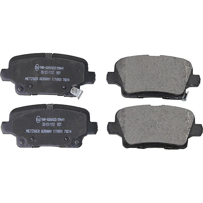 Metzger 1170931 Bremsbelagsatz, Scheibenbremse Metzger 1170931 Bremsbelagsatz, Scheibenbremse