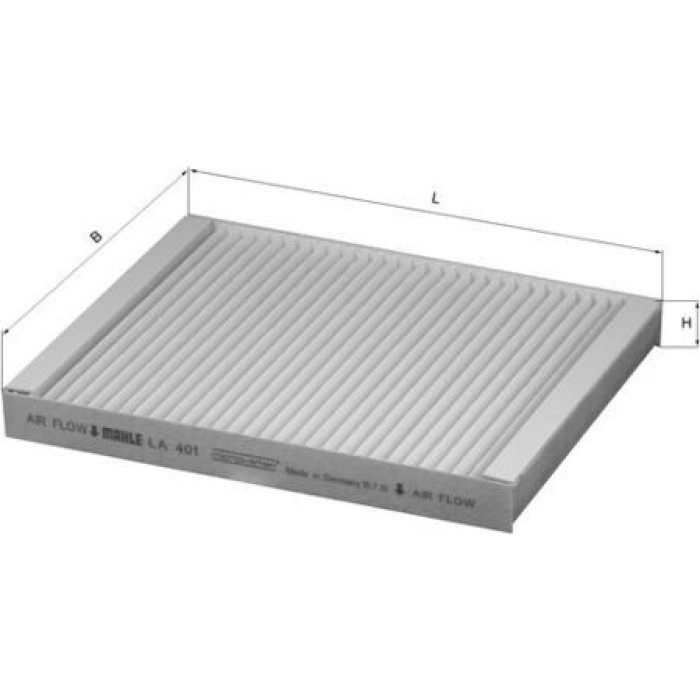 Knecht LA 401 Filter, Innenraumluft Knecht LA 401 Filter, Innenraumluft