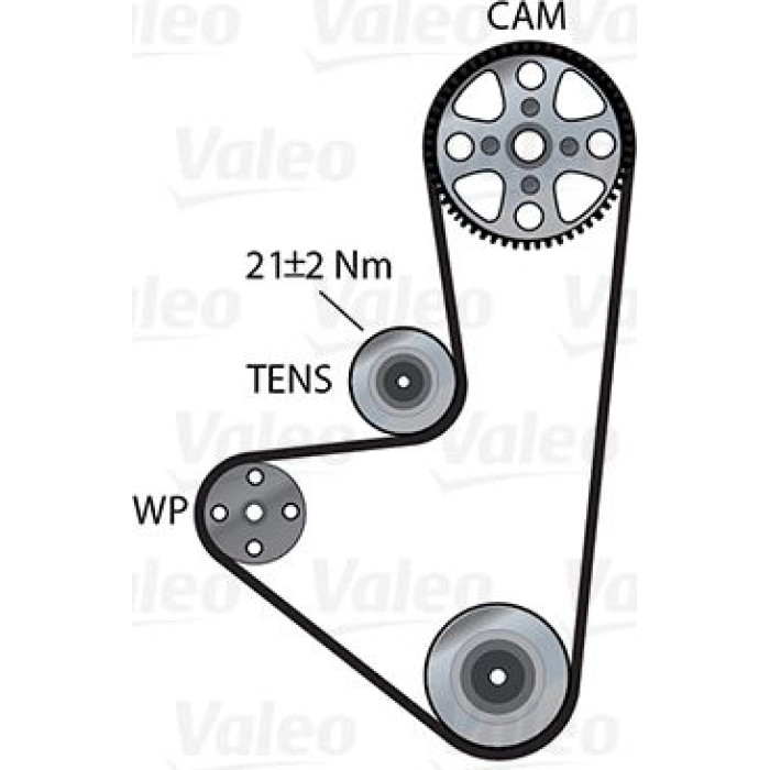 Valeo 614566 Wasserpumpe + Zahnriemensatz Valeo 614566 Wasserpumpe + Zahnriemensatz