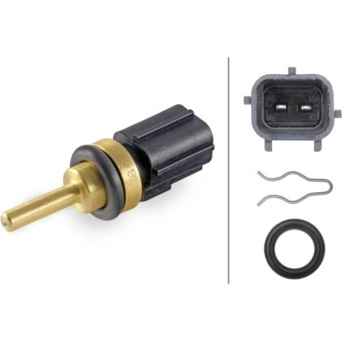 Hella 6PT 013 113-231 Sensor, Kühlmitteltemperatur Hella 6PT 013 113-231 Sensor, Kühlmitteltemperatur