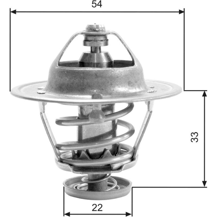 Thermostat, Kühlmittel TH22682G1 Thermostat, Kühlmittel TH22682G1