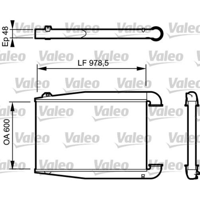 Ladeluftkühler 818774 Ladeluftkühler 818774