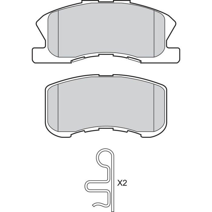 Bremsbelagsatz, Scheibenbremse 302826 Bremsbelagsatz, Scheibenbremse 302826