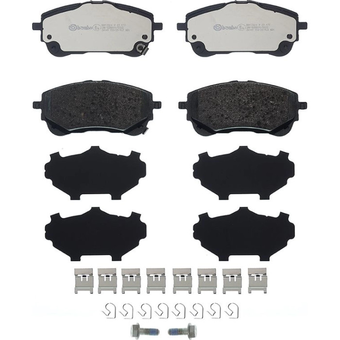 Brembo P 83 177 Bremsbelagsatz, Scheibenbremse PRIME LINE Brembo P 83 177 Bremsbelagsatz, Scheibenbremse PRIME LINE
