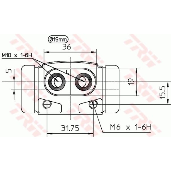 TRW BWD195 Radbremszylinder