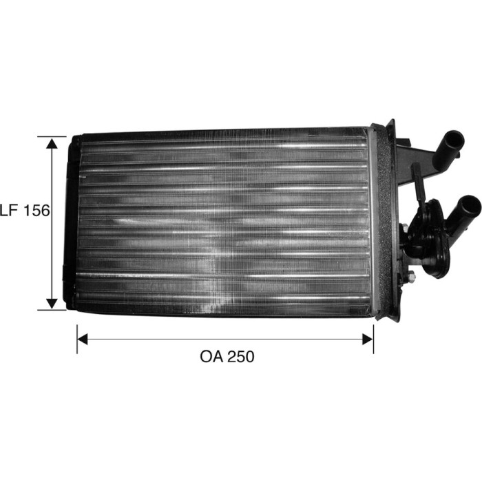 Valeo 812156 Wärmetauscher, Innenraumheizung